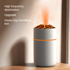 230ML Volcano Ultrasonic Cool Mist Air Humidifier, Quiet for Indoor, Vehicle, and Office Use with USB Aromatherapy Essential Oil Diffuser and Ambient Night Light