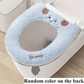 Lambswool thickened universal toilet seat cover