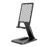 Minimalist Adjustable Foldable Acrylic Desktop Phone Stand - Clear Modern Design - Universal Smartphone Holder