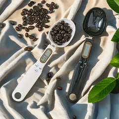 AccuMeasure Digital Kitchen Scale Spoon - LCD Display, 0.1g-500g Precision, Battery-Powered, Ideal For Cooking, Baking, And Portion Control