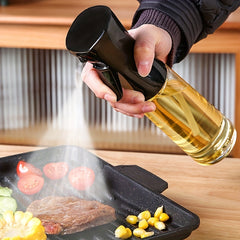 1pc Radius Oil Sprayer Bottle 6.8oz/10.1oz - BPA-Free Plastic Kitchen & BBQ Tool with Non-Slip Grip, Precision Mist Sprayer for Grilling, Roasting, Salad Dressing - Consumable Oil Dispenser for Cooking, Camping, Picnics, Oil Sprayer Bottle for Cooking