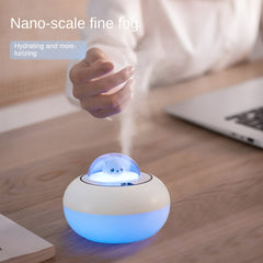 300ML Cat Ultrasonic Cool Mist Humidifier - Quiet Suitable for Indoor, Car, and Office Use - USB Aromatherapy Essential Oil Diffuser with Ambient Night Light