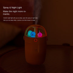 300ML Cute Figurine Colorful Ambient Light Ultrasonic Cool Mist Air Humidifier - Silent for Indoor, Car, Office Use - USB Aromatherapy Essential Oil Diffuser