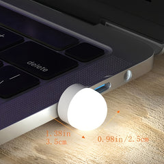 USB mini night light reading light, outdoor camping mountaineering emergency light cold light warm light two sets