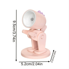 Cartoon dinosaur magnetic night light, desktop ornaments, reading lamp, table lamp, reading lamp, reading lamp
