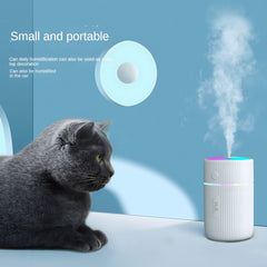 220ML Colorful Ultrasonic Cool Mist Air Humidifier, Quiet for Indoor, Vehicle, and Office Use with USB Aromatherapy Essential Oil Diffuser and Ambient Night Light