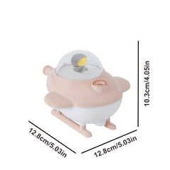 Space Astronaut Ultrasonic Cool Mist Humidifier with USB Multicolor Ambient Night Light, Essential Oil Diffuser