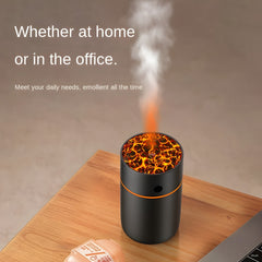 230ML Volcano Ultrasonic Cool Mist Air Humidifier, Quiet for Indoor, Vehicle, and Office Use with USB Aromatherapy Essential Oil Diffuser and Ambient Night Light