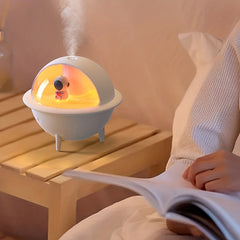 Astronaut Ultrasonic Cool Mist Humidifier with USB Multicolor Ambient Night Light, Essential Oil Diffuser