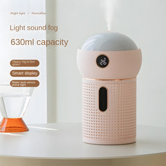 2000mAh Portable Cordless Ultrasonic Cool Mist Air Humidifier - 3-in-1 Projector, Night Light, and Humidifier - Silent for Indoor, Car, Office Use - USB Aromatherapy Essential Oil Diffuser