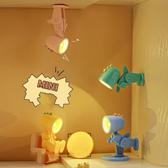 Cartoon dinosaur magnetic night light, desktop ornaments, reading lamp, table lamp, reading lamp, reading lamp