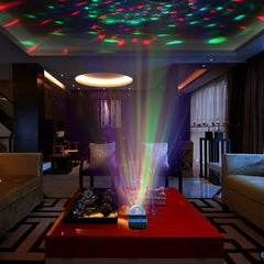LED Crystal Projection Lights Rotating Atmosphere Lights, Family Gatherings Party Holiday Christmas Gifts