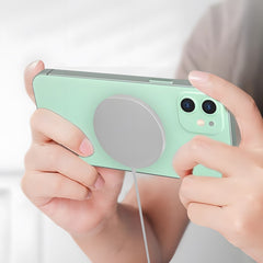 Minimalist Mini Magnetic Wireless Phone Charger, Qi-Standard Compatible for Phone Charging