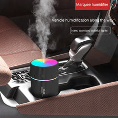 220ML Colorful Ultrasonic Cool Mist Air Humidifier, Quiet for Indoor, Vehicle, and Office Use with USB Aromatherapy Essential Oil Diffuser and Ambient Night Light