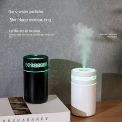 250ML Ultrasonic Cool Mist Air Humidifier, Quiet for Indoor, Vehicle, and Office Use with USB Aromatherapy Essential Oil Diffuser and Ambient Night Light