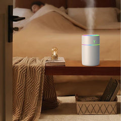 230ML Volcano Ultrasonic Cool Mist Air Humidifier, Quiet for Indoor, Vehicle, and Office Use with USB Aromatherapy Essential Oil Diffuser and Ambient Night Light