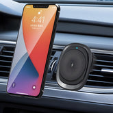 Support de téléphone magnétique sans fil pour voiture, support de navigation avec chargement sans fil