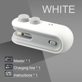 1pc Snack Packaging Bag Sealer with Built-In Magnetic USB Rechargeable Battery, Portable Mini Sealer for Picnic And Travel, Hand Press Plastic Sealing Machine, Bag Closure Magic Tool, Potato Chip Bag, Cookie Bag, Snack Bag, Suitable for Resealing, Comes w