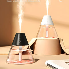260ML Volcano Night Light Ultrasonic Cool Mist Air Humidifier - Silent for Indoor, Car, Office Use - USB Aromatherapy Essential Oil Diffuser
