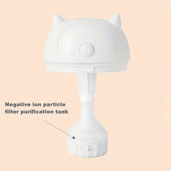 270ml Portable Ultrasonic Cool Mist Humidifier - Mini Air Humidifier for Bedroom