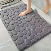 Luxurious Coral Fleece Non-Slip Bathroom Mat - Soft, Absorbent, Machine Washable Bath Rug with PVC Backing, Available in Multiple Colors, Ideal for Bathroom Safety, Bathroom Safety Mat|Decorative Bath Mat|Pvc Backing Mat