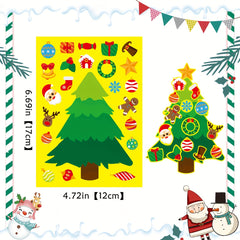 12 Sheets Christmas Stickers Christmas Party Games Stickers Make Your Own Christmas Stickers, Christmas Sticker Sheet Activities Craft Kits,Christmas Activities Sticker