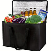 Extra-Large Insulated Cooler Bag - Keeps Food Hot or Cold for Hours, Reusable Grocery Tote with Durable Zipper, Lightweight & Sturdy