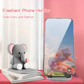 Cute Elephant Phone Stand - Multi-Functional Mini Holder with Adjustable Viewing Angle - Desktop Smartphone Stand