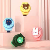 Mini ventilateur électrique portable à troisième vitesse, rechargeable par USB, adapté aux enfants et aux adultes