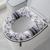 Vintage Toilet Seat Cover, Soft and Comfortable, Suitable for Bathrooms