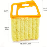 1pc, Washable Window Cleaning Brushes With Microfibers For Effortless Dust Collection And Blinds Cleaning