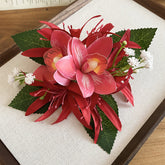 New fabric flower hairpin