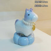 Jingdezhen crystal glaze turning pony high value ceramic tea pet ornament car ornament