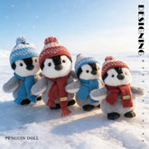 Cute Hat Scarf Penguin Plush Toy