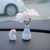 Mini simulation creative vase handicraft ornament, micro landscape ornament, center console car interior jewelry
