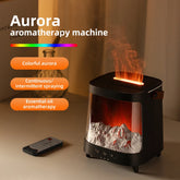 Aurora Aromatherapy Machine 200 ml Diffuseur avec lampe colorée USB Humidificateur d'air ultrasonique pour aromathérapie Diffuseur de parfum
