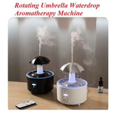 Humidificateur d'air créatif en forme de goutte d'eau avec lumière colorée et diffuseur d'huiles essentielles et d'arômes en forme de goutte d'eau. Humidificateur d'aromathérapie.