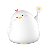 KinYiLO Chicke Cute Night Light for Toddler 1-3, Nightlight for Kids Room/Bedroom/Bedside, Silicone Soft Lamp with 30Min Timer a