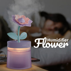 Humidifier Portable USB Ultrasonic Colorful Cup Aroma Diffuser Cool Mist Maker Flower Air Humidifier Purifier With Light