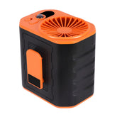 10,000mAh Portable Battery-Powered Waist Clip Fan, USB Rechargeable, High Airflow, Long-lasting Cooling for Summer Outdoor Work