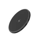 Minimalist Round Desktop Wireless Charger, Qi-Standard Compatible for Phone Charging