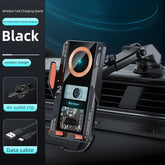 15W Transparent Mech Fast Wireless Car Charger Phone Mount with Sensor Operation