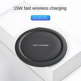 Minimalist Round Desktop Wireless Charger, Fast Wireless Charging for Phones