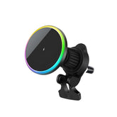 Mini Colorful 15W Magnetic Car Phone Mount Charger, Qi2-MPP Standard