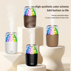 2025 New 300ML Mini Air Humidifier USB Electric Aroma Diffuser Essential Oil Purifier Aromatherapy Mist Maker Light For Car Home