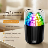 2025 New 300ML Mini Air Humidifier USB Electric Aroma Diffuser Essential Oil Purifier Aromatherapy Mist Maker Light For Car Home