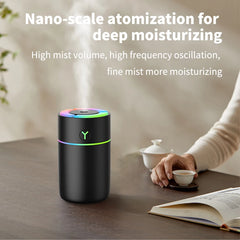 230ml Aromatherapy diffuser Humidifier Aromatherapy essential oil Air purifier Sleeping car carrying home LED 7 color light