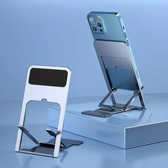 Aluminum Alloy Foldable Desktop Stands - Portable & Adjustable Lazy Holder - Universal for Smartphones & Tablets - Ideal for Live Streaming - Wholesale Bulk Supply