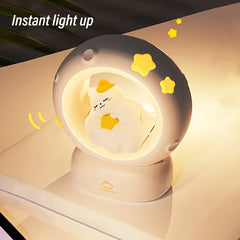 Sleeping Cat Lamp, Cute Patting Lamp, Touch Control, 3-Level Dimmer Desk Lamp, Adjustable Soft Light Brightness, Bedroom Nightlight, Room Decorative Lamp, Birthday and Festival Gift, Ideal Indoor Companion Sleeping Lamp for Bedrooms and Living Rooms, Deco