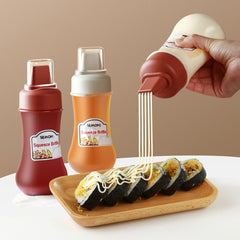 Squeezable sauce bottle for salad, ketchup, honey, jam, food - grade, for home kitchen, squeeze - type sauce bottle, oyster sauce squeeze bottle